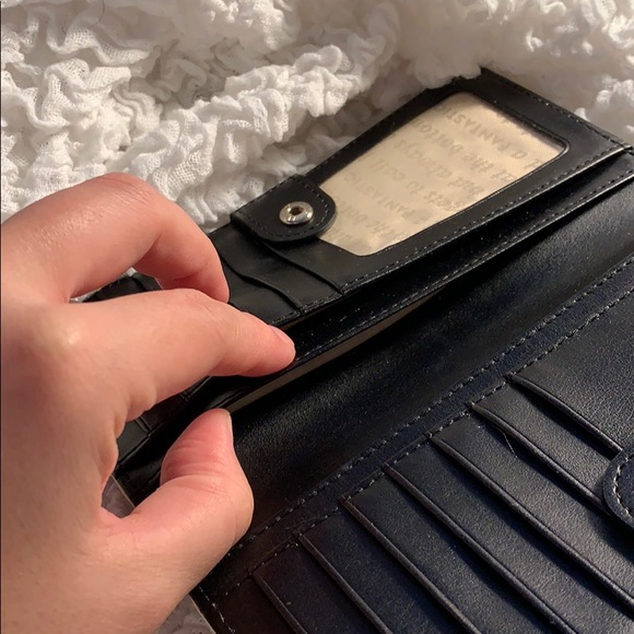 Kate Spade Blue Striped Wallet - Picture 6 of 7